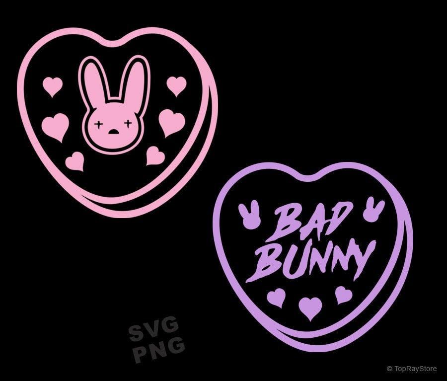 🔥 Free download Bad Bunny SVG Bad Bunny Heart SVG Love Bad Bunny Logo ...