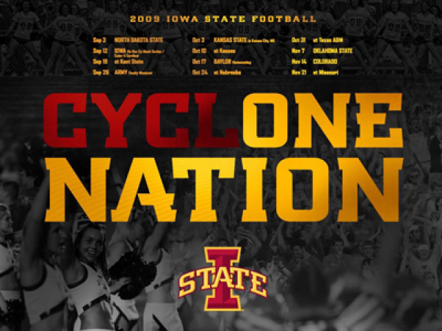 Football Poster As Desktop Wallpaper Iowa State University
