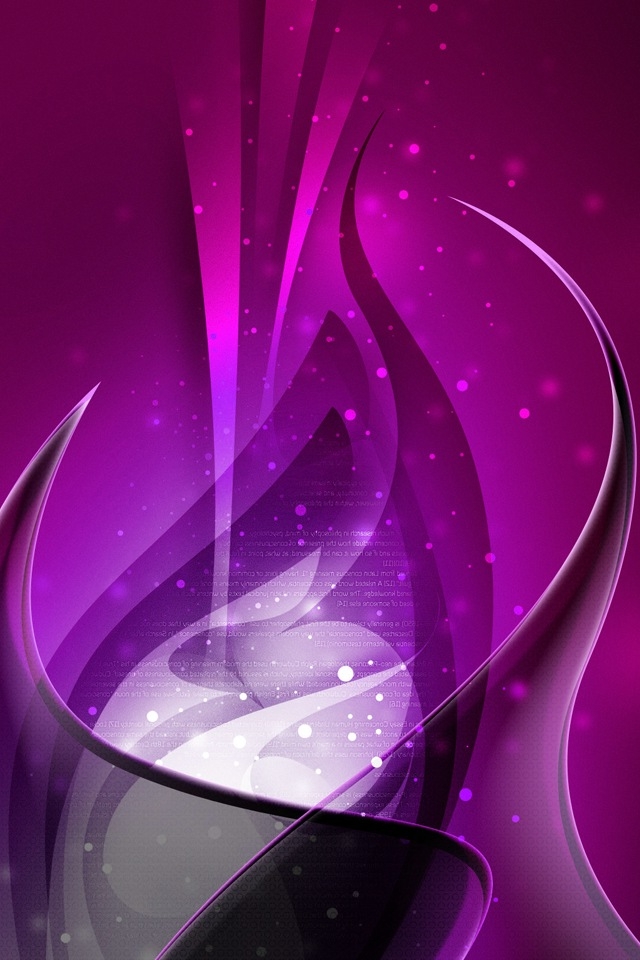 Purple Swirls iPhone HD Wallpaper