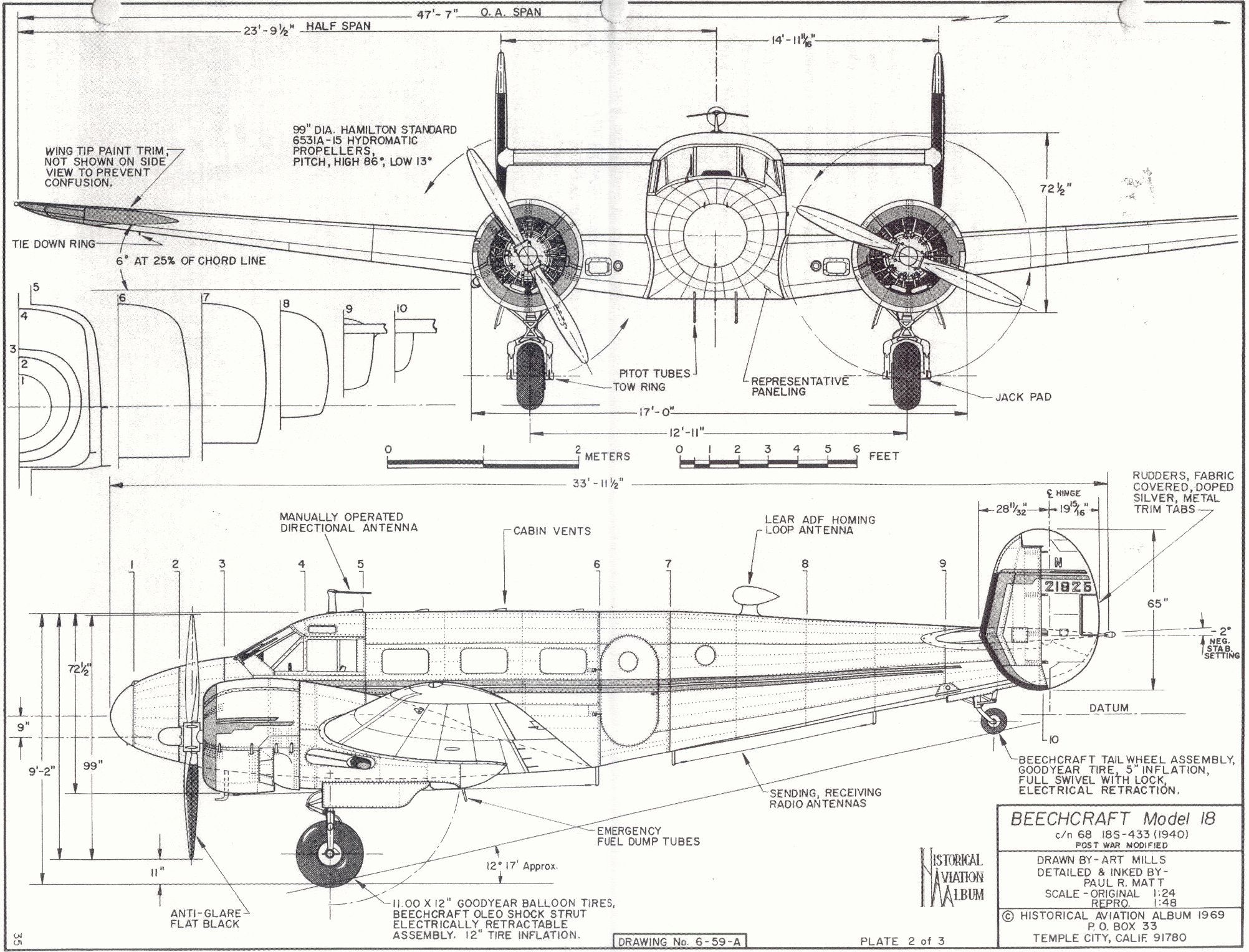 Lockheed C141 Airplane Patent Blueprint Pilot Aircraft
