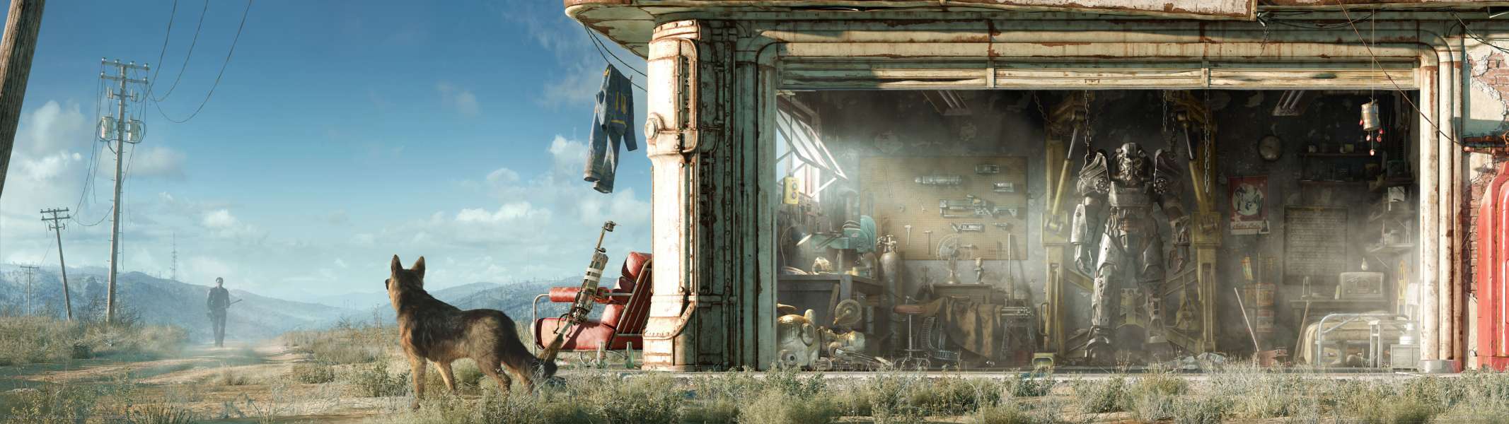 Fallout Dual Screen Wallpaper Or Background