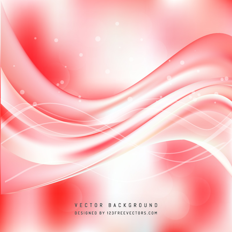 Vector Light Red Wave Background Design Vectorpicker
