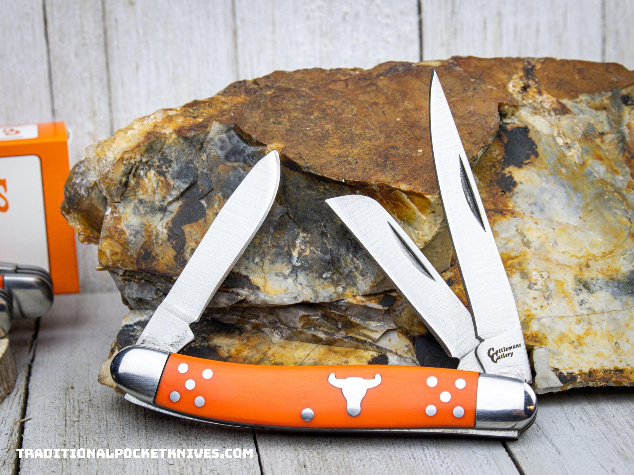 Abkt Cattlemans Cutlery Orange Stockman Cc0001od C Risner