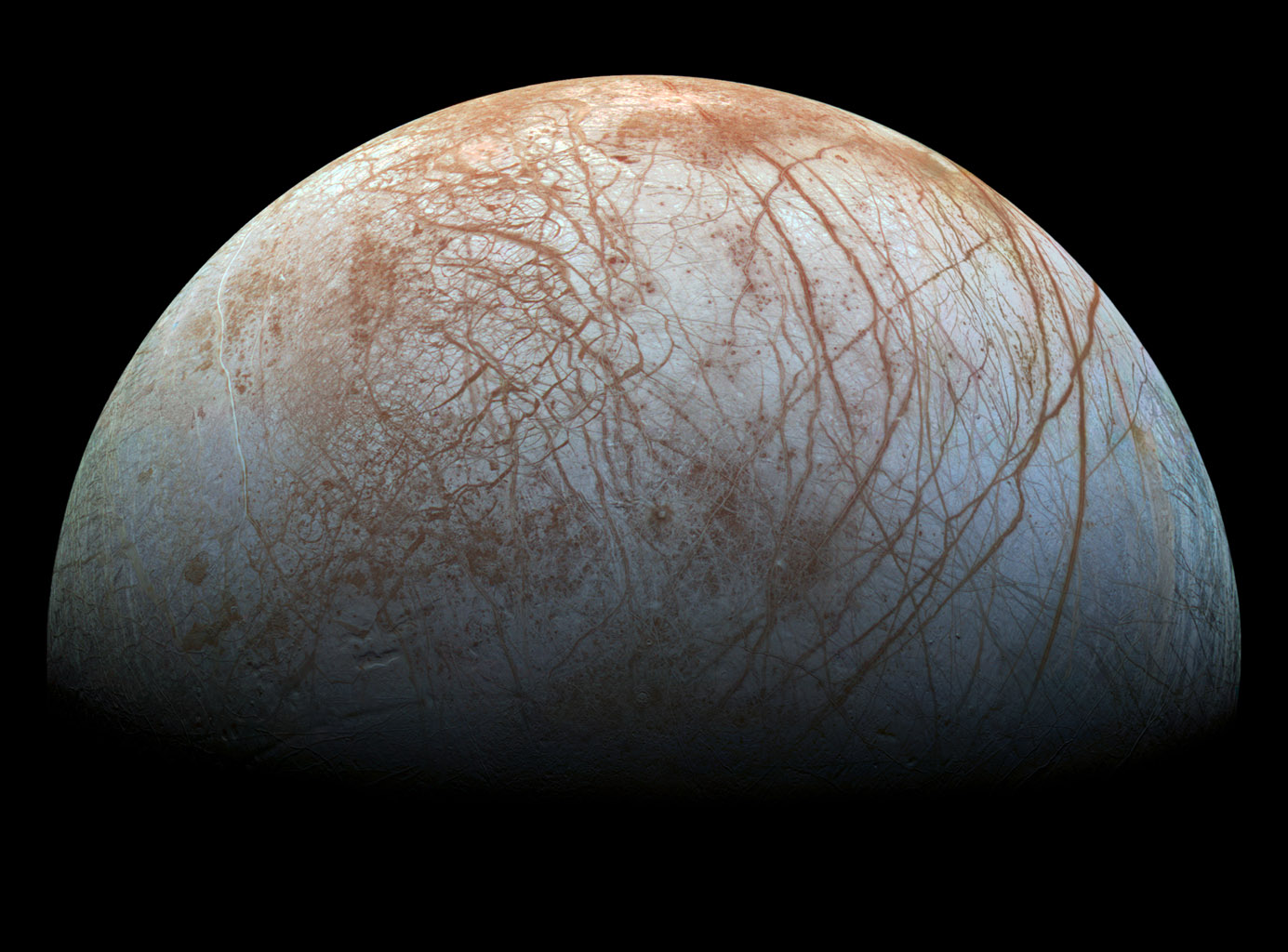 Space Image Europa S Stunning Surface