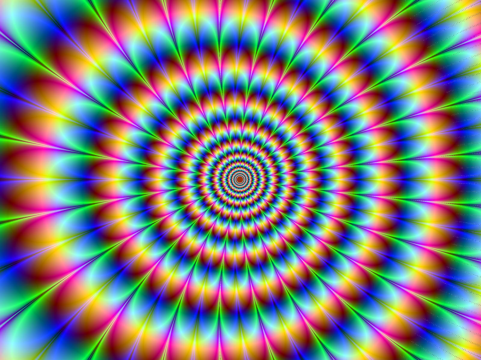 Rainbow Optical Illusion Wallpaper