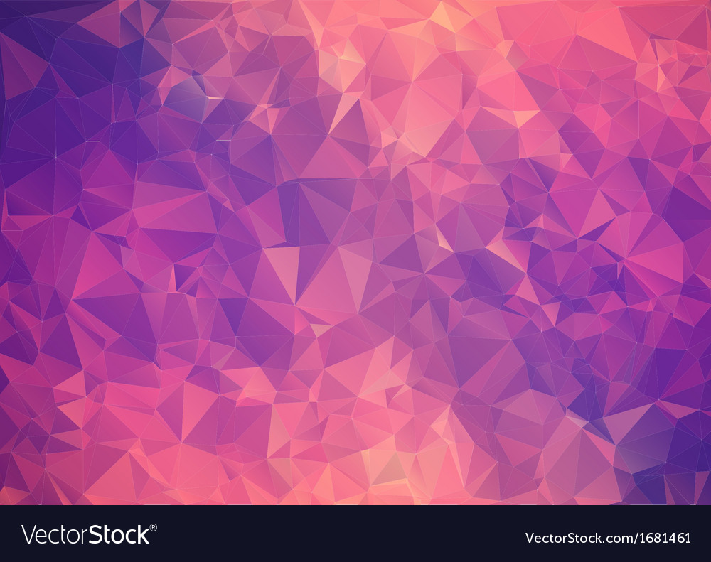 Purple pink abstract background polygon Royalty Free Vector