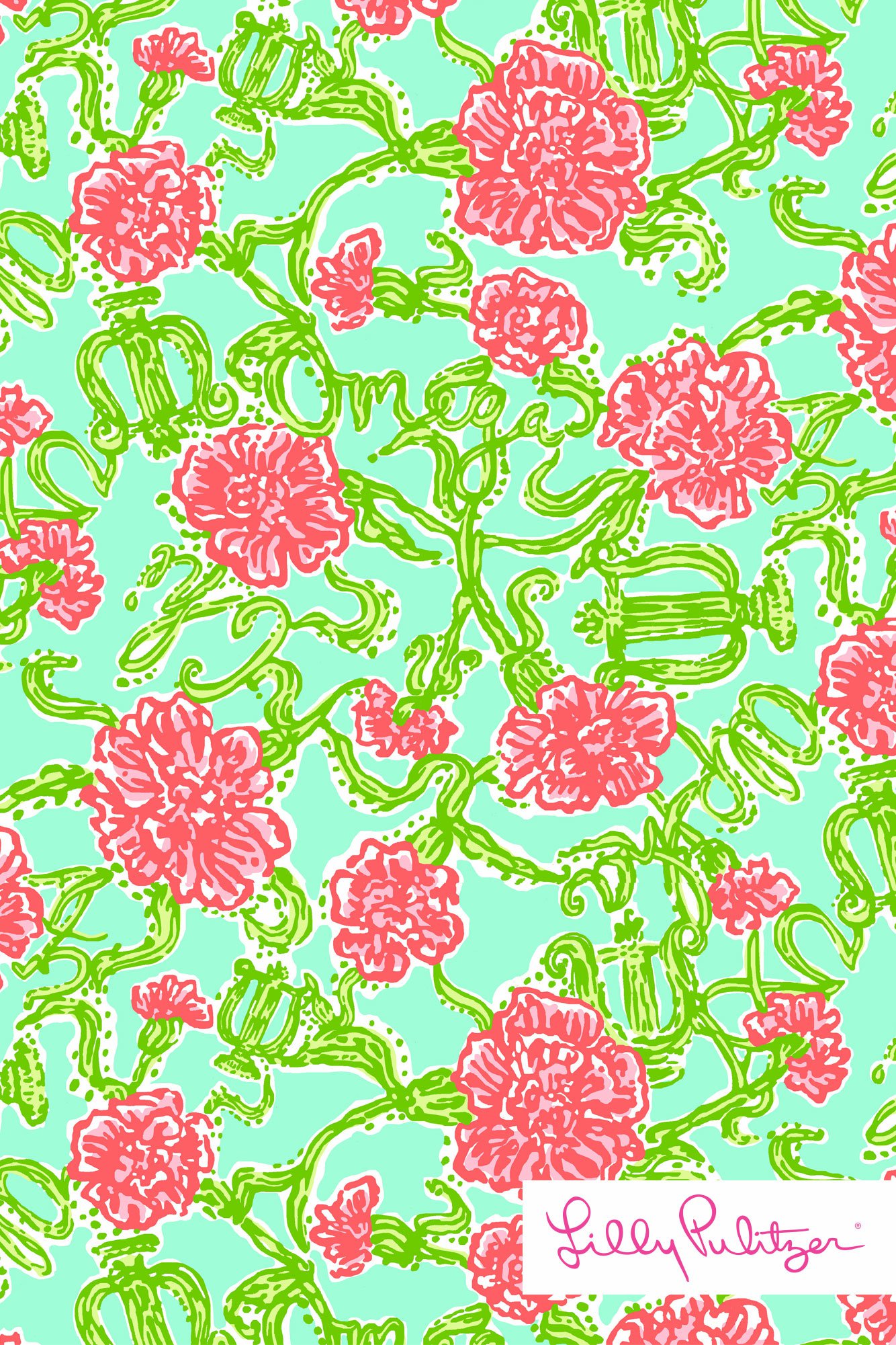 Lilly Pulitzer iPhone Background Quotes