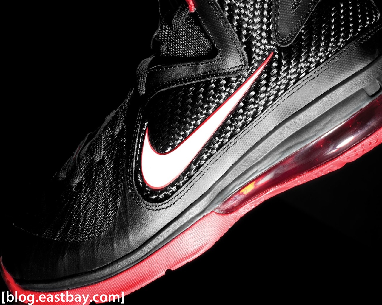 Wallpaper Nike LeBron 9 BlackWhite Sport Red Eastbay Blog