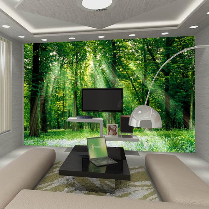 Self adhesive wallpaper bedroom living room TV backdrop wallpaper 735x735