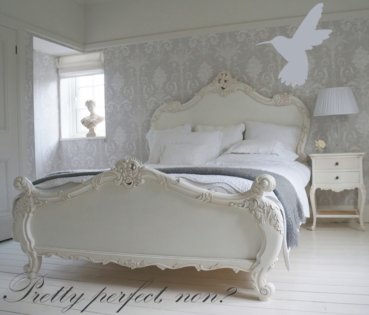 Provencal Sassy White French Bed From For A Kingsize