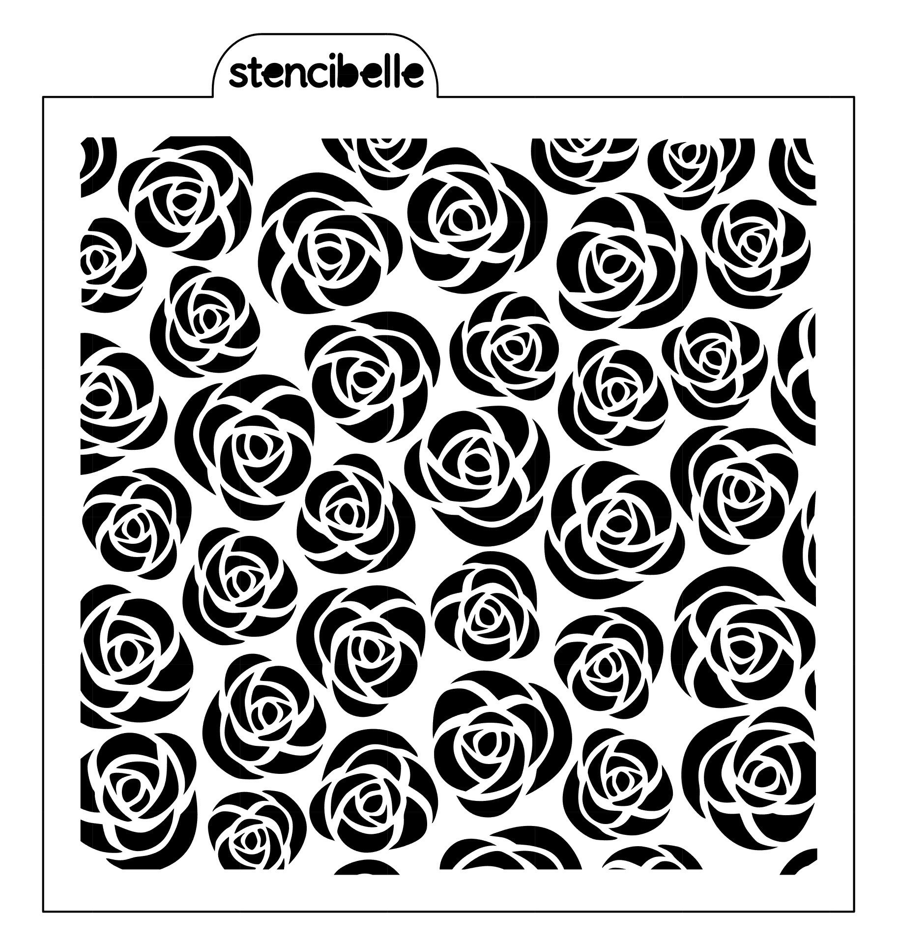 Roses Stencil Stencibelle