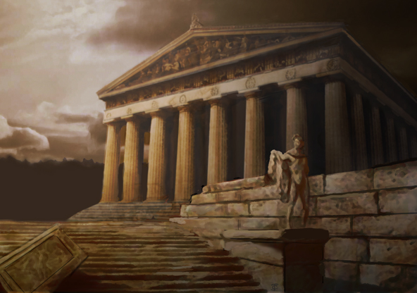 Ancient Greece By Digitallypainted