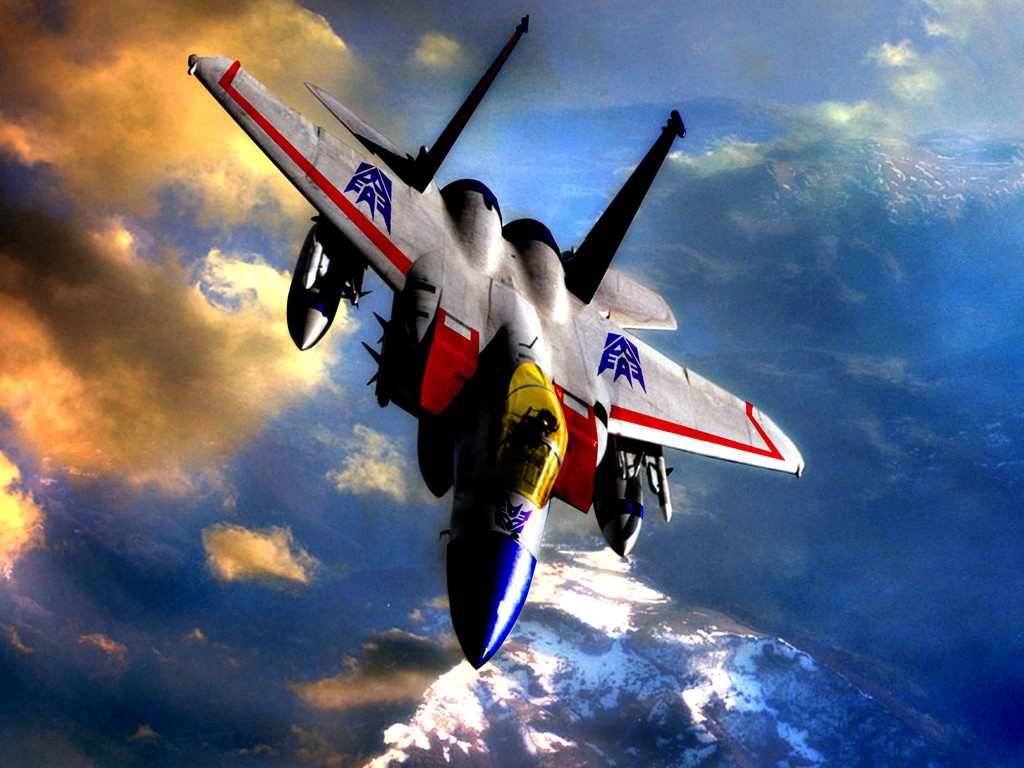 Starscream Aircraft Transformers Wallpaper