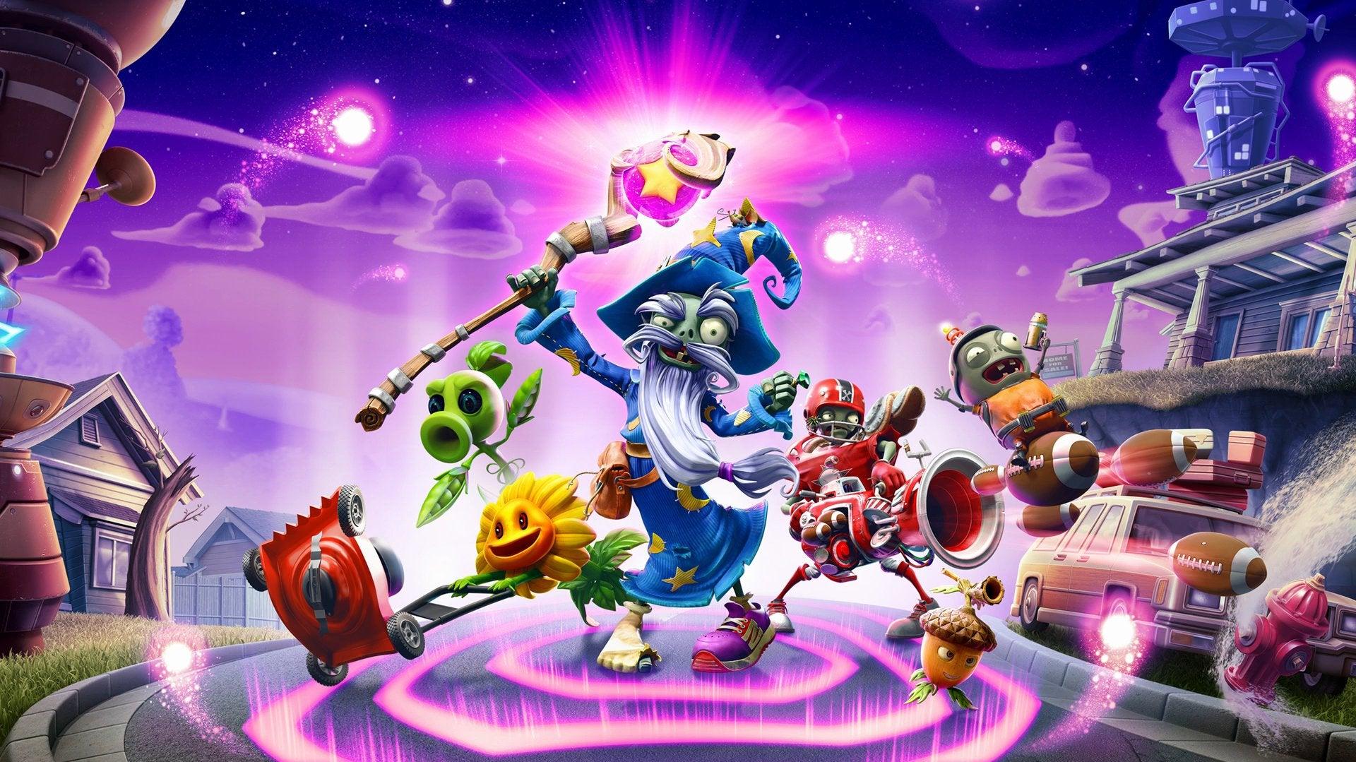 Image] Plants vs Zombies BFN new title art featuring Wizard zombie