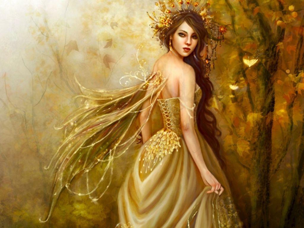 Fairies Image Golden Fairy HD Wallpaper And Background Photos