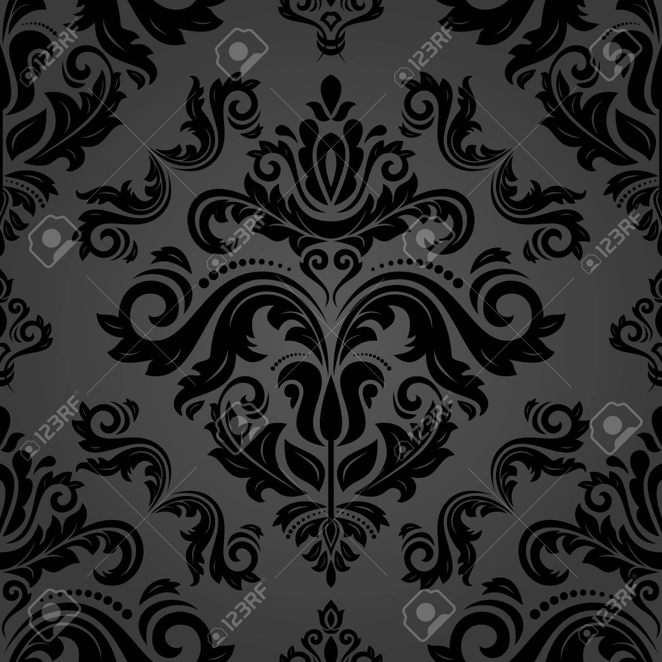 Orient Vector Classic Pattern Seamless Abstract Background With