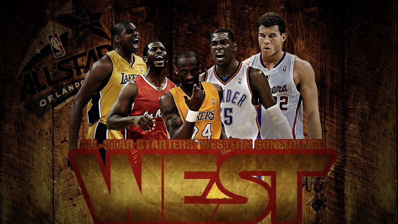 Nba All Star Baskets Sports West Wallpaper Allwallpaper