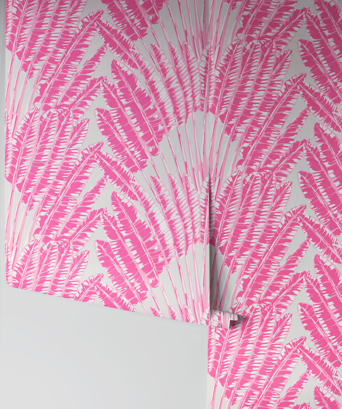 Feather Palm Wallpaper Big Bold Leaf Milton King