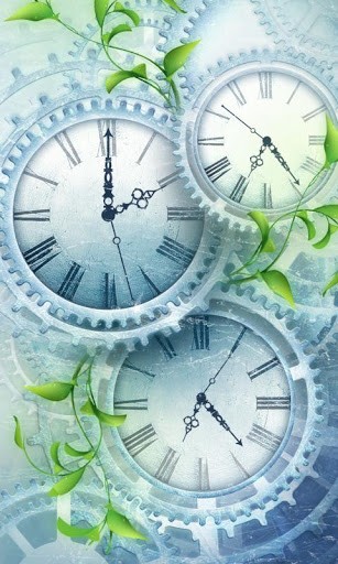 View bigger   Ice glass world time clock HD for Android screenshot 307x512