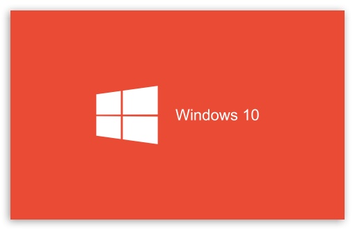 Windows 10 2015 Red Background HD desktop wallpaper High Definition