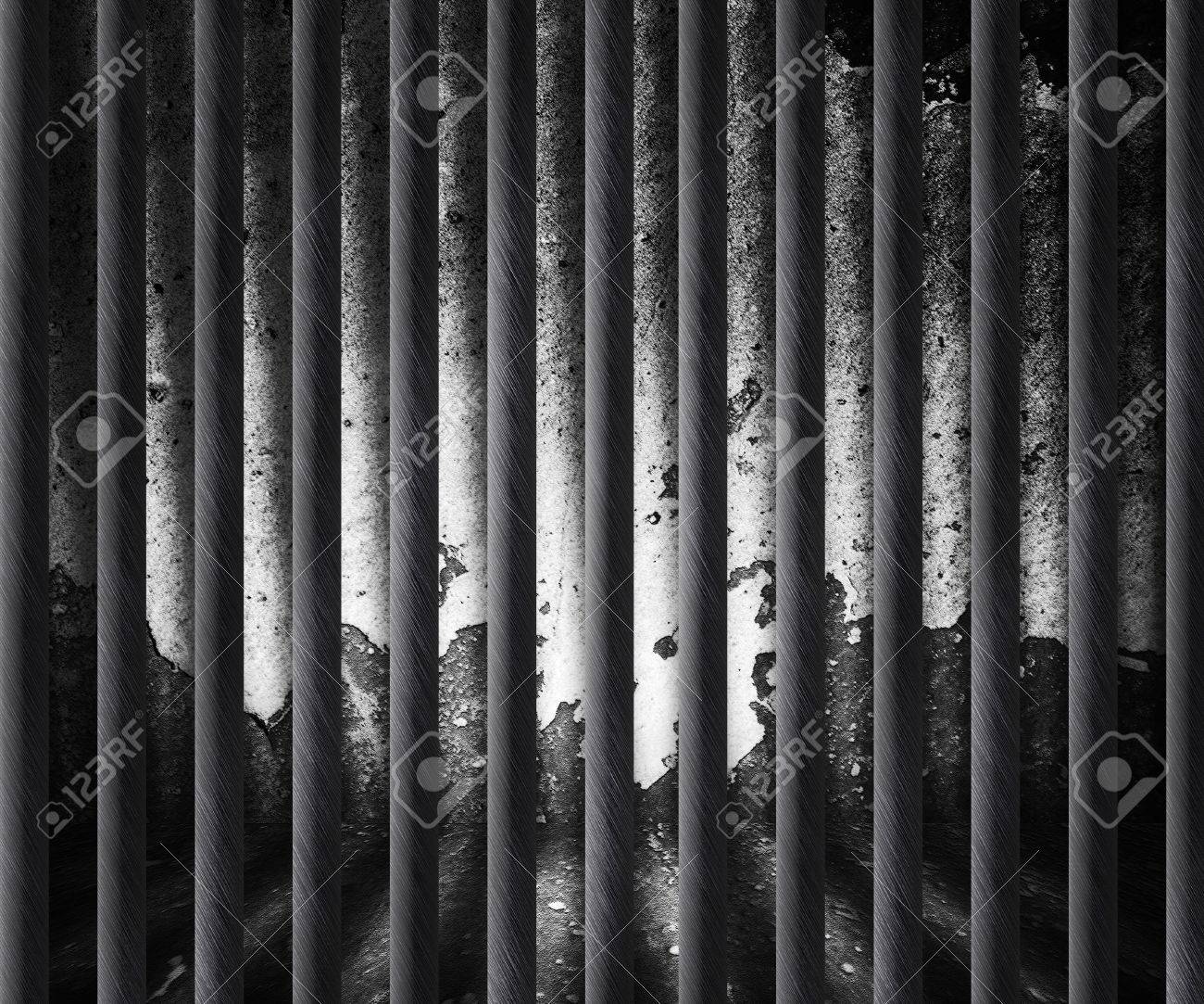 Dark Prison Cell Background Stock Photo Picture And Royalty