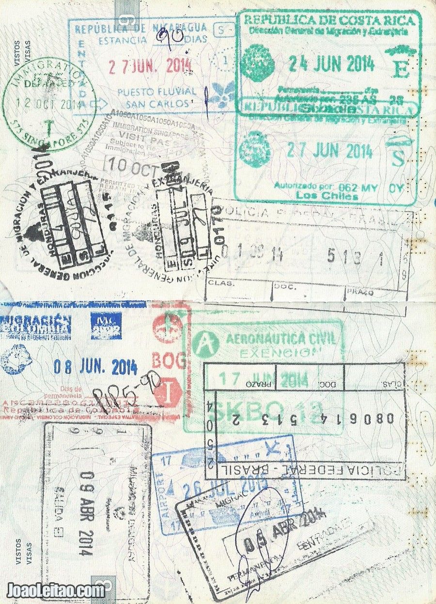 Peek Inside A Full Passport And Be Inspired To Travel