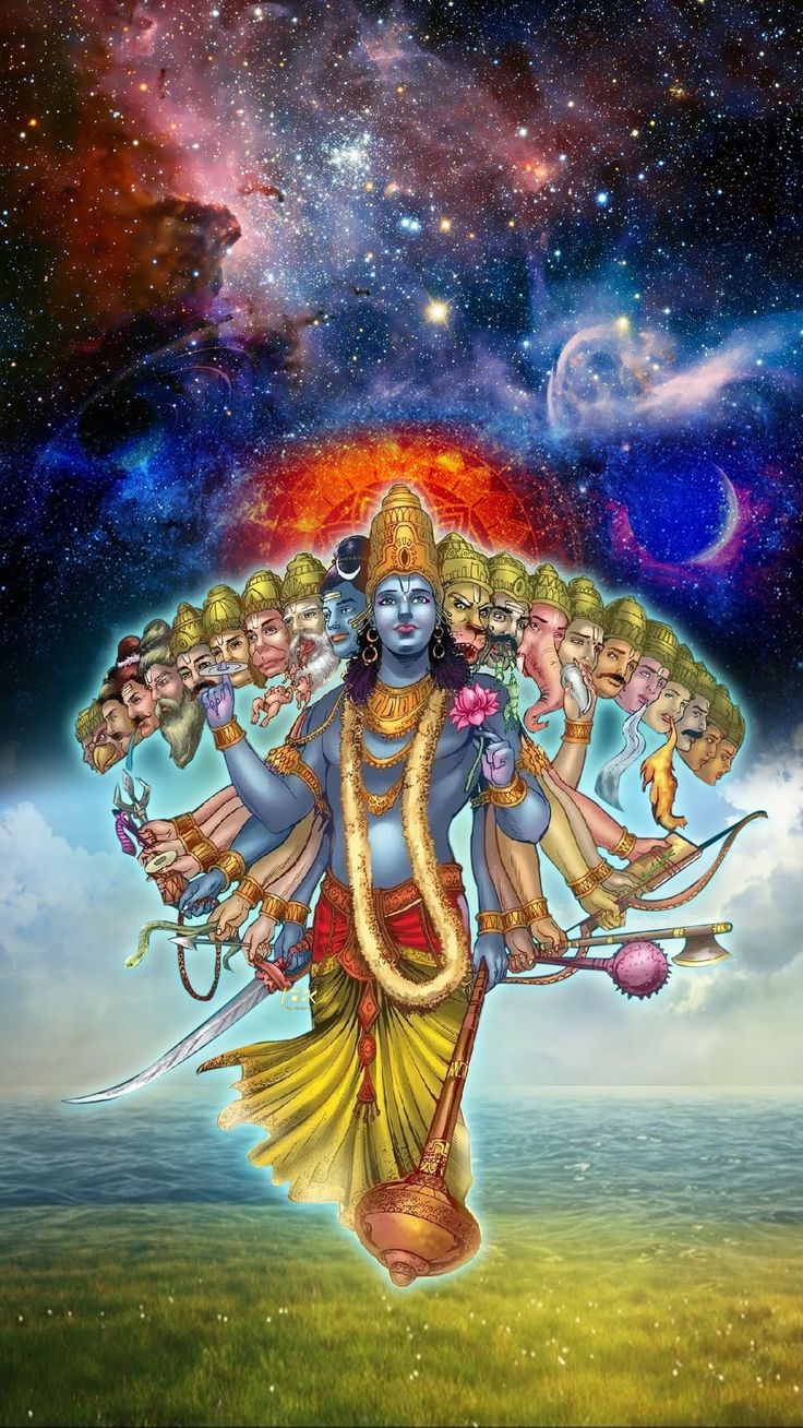 Lord Vishnu Wallpaper 3d