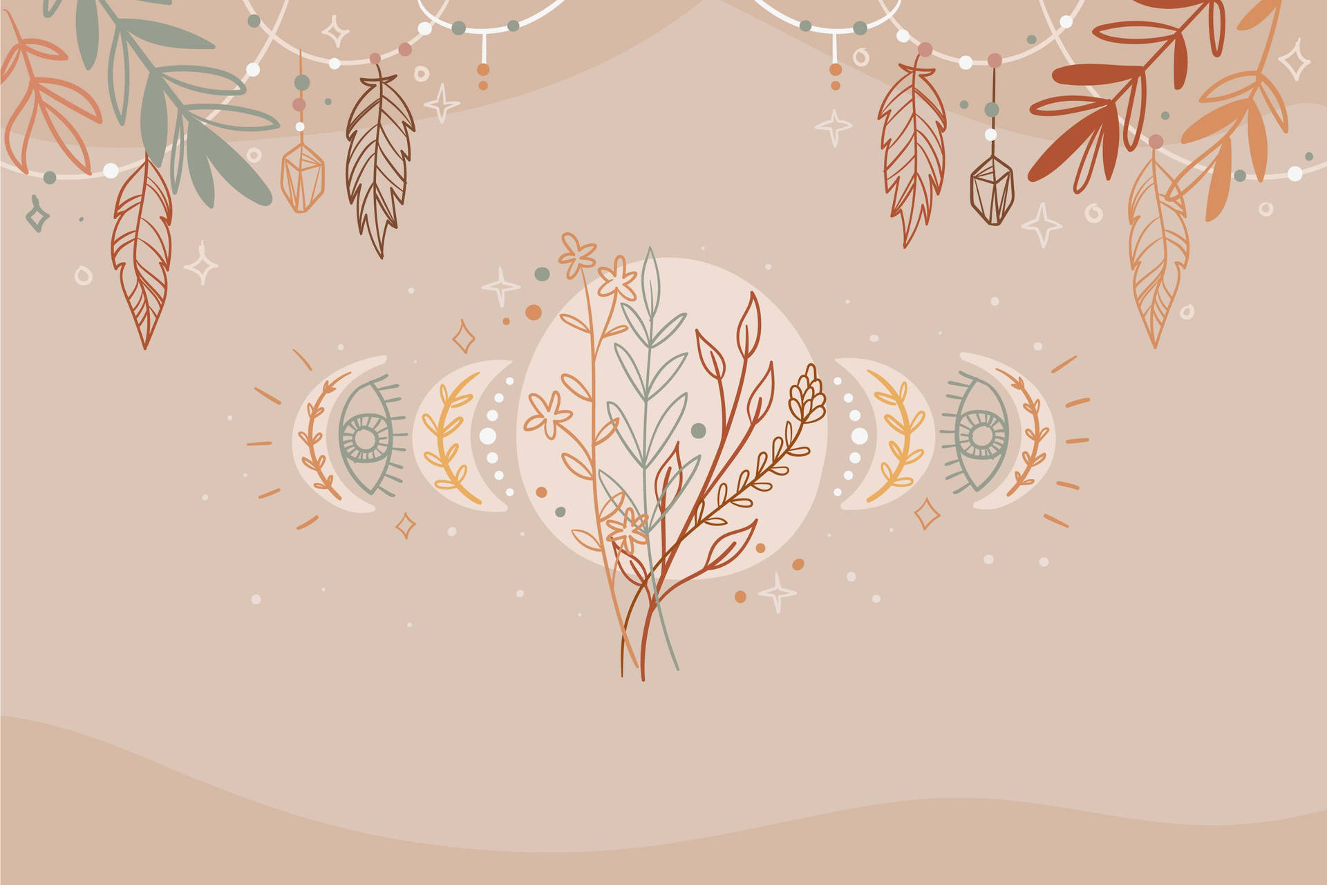 Aesthetic Boho Wallpaper