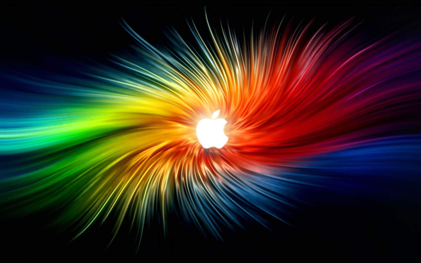 Apple Colorful Wallpaper
