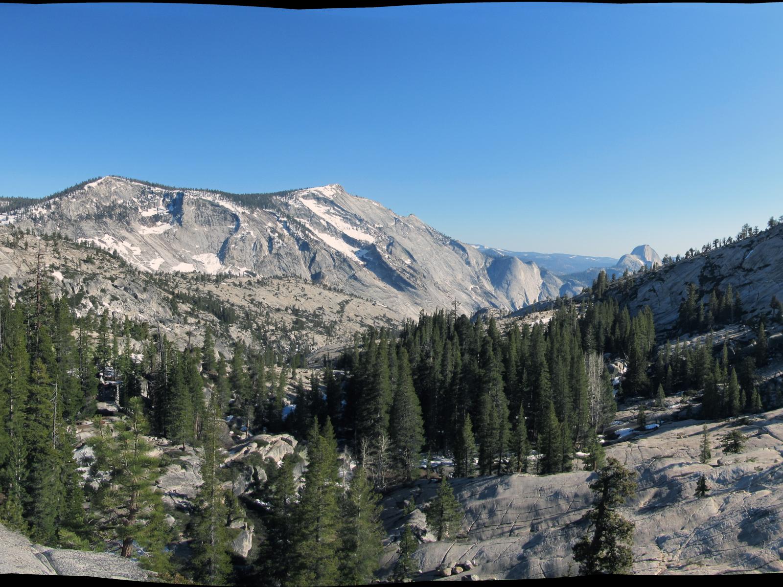 Half Dome Panorama X3480 At Yosemite High Resolution Normal