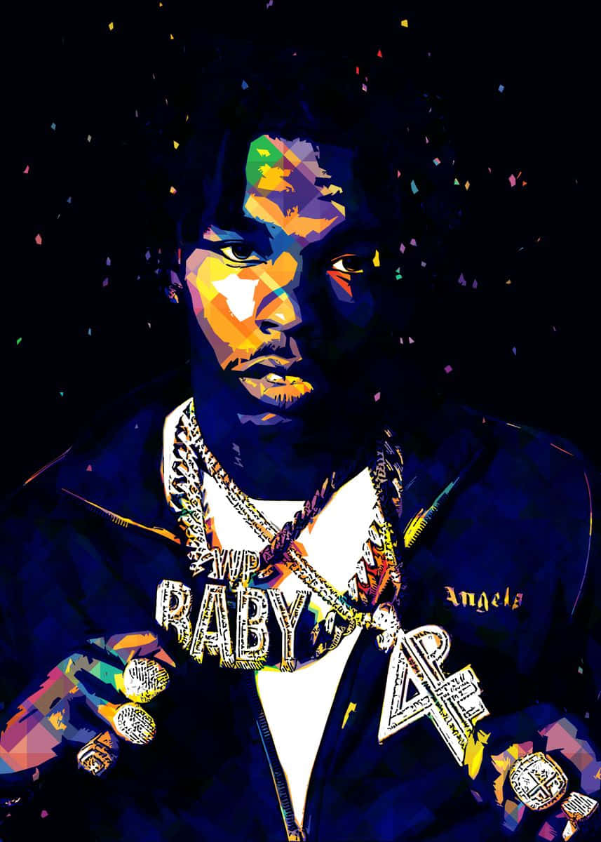 Lil Baby Cartoon Wallpaper