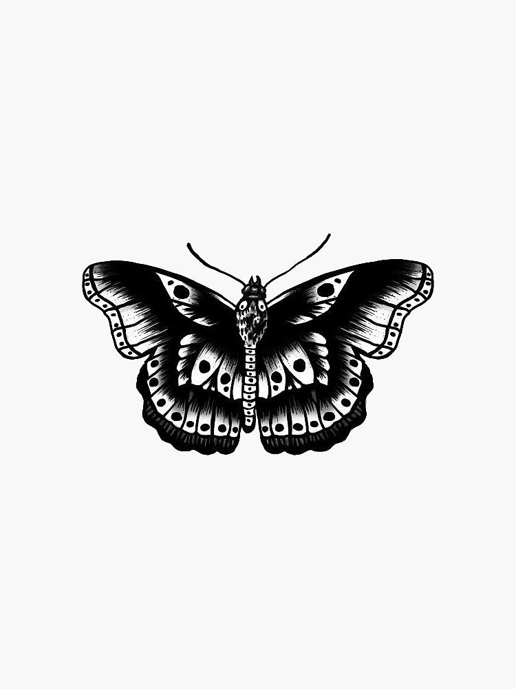 Harry S Butterfly Sticker By Reeselester In Styles