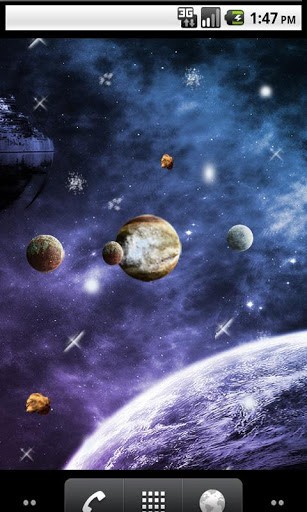 Star Trek Live Wallpaper Have Realistic Stars Plas And Asteroids