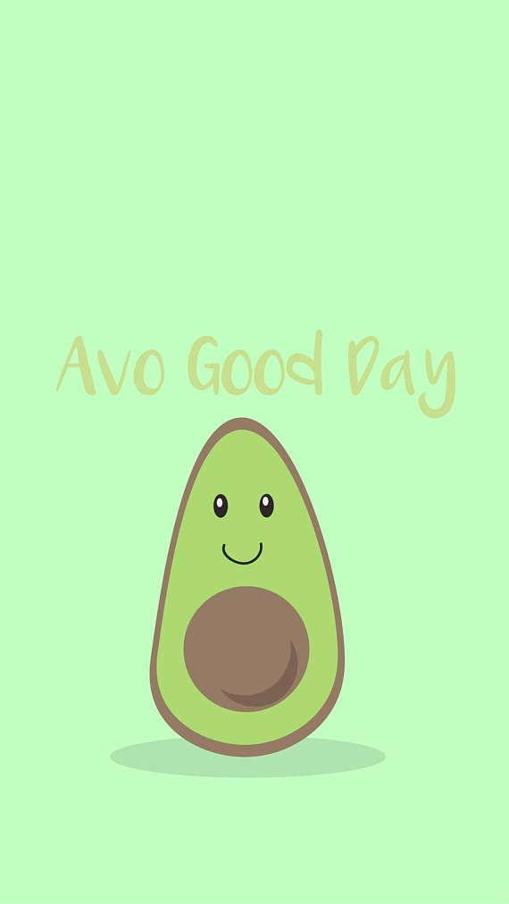 Ava Good Day 5s iPhone Wallpaper Avocado Phone