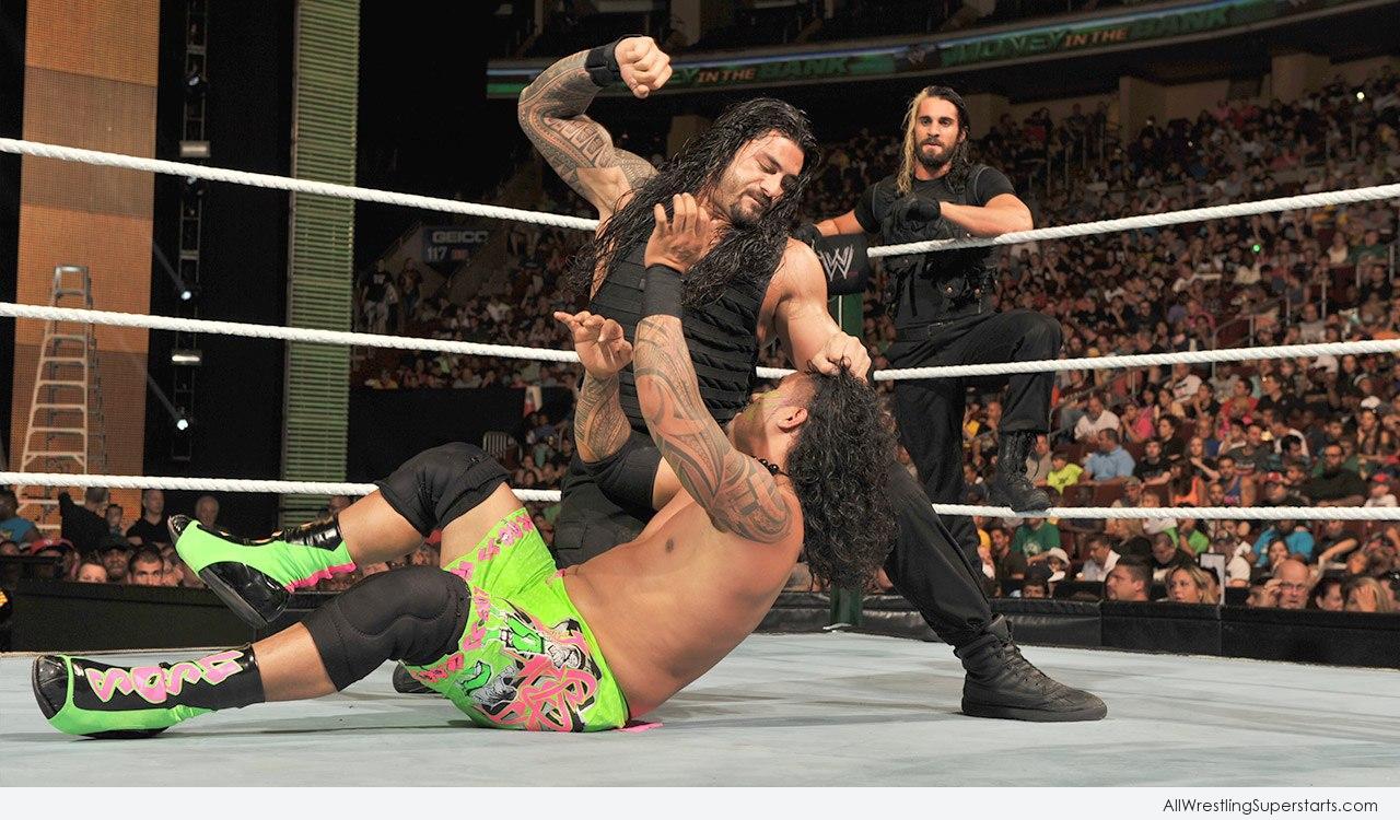 Wwe Seth Rollins Roman Reigns Vs The Usos