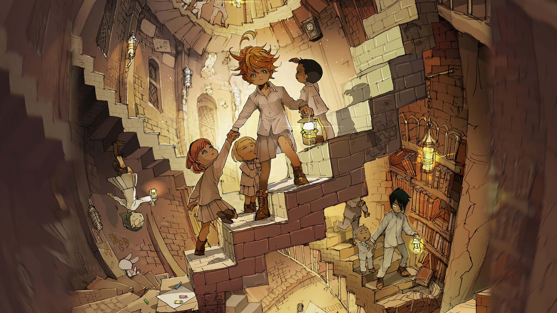 Emma And Norman Following Their Escape From The Orphanage To Wallpaper
