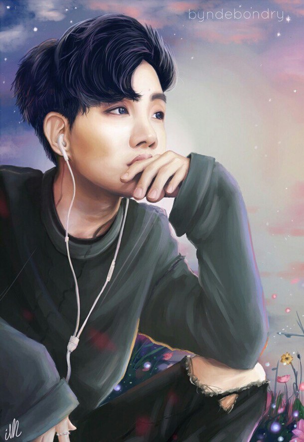 BTS Fanarts  BTS JHope Anime Version Do not edit in any way