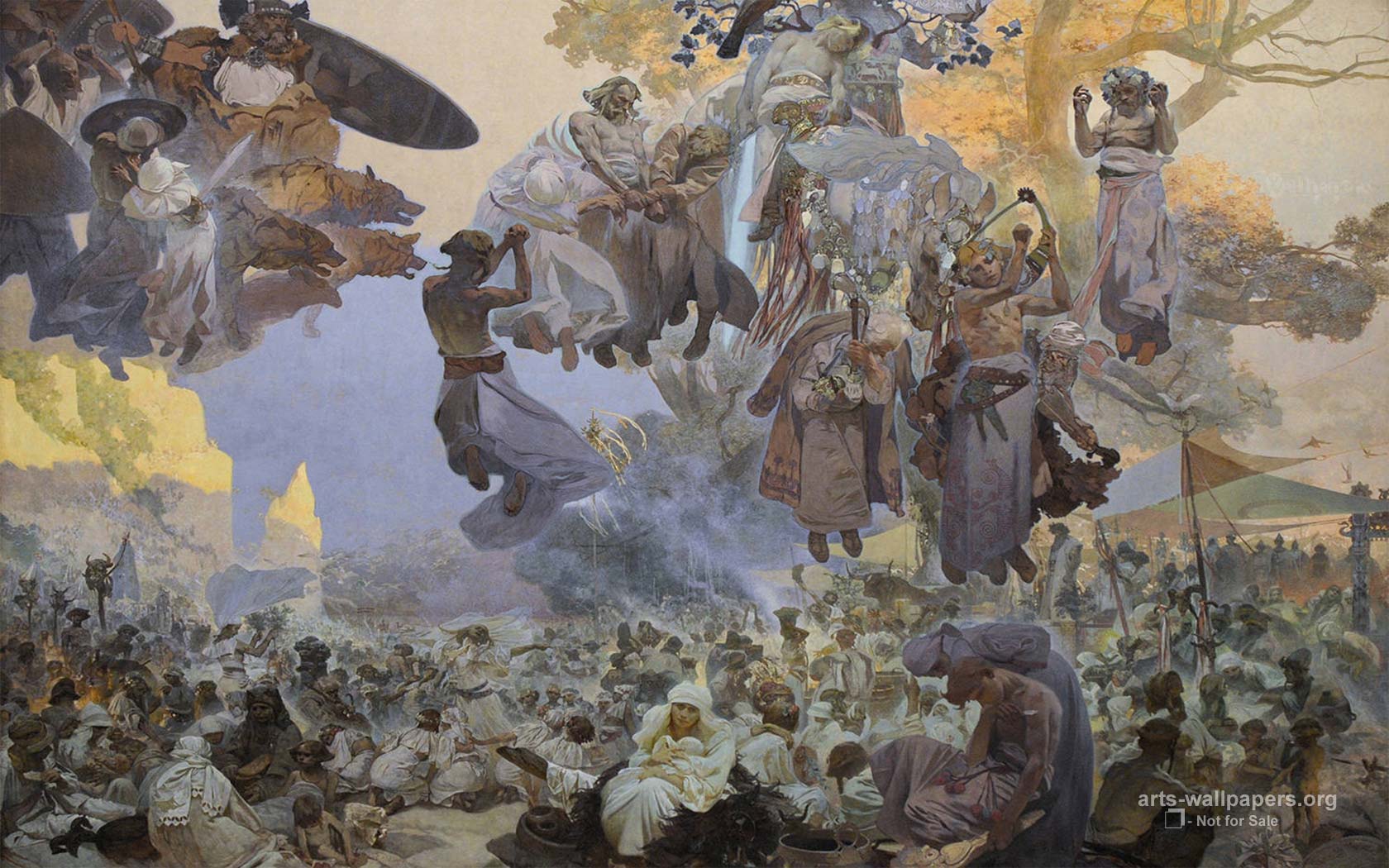 Alphonse Mucha Wallpaper Art Desktop Background