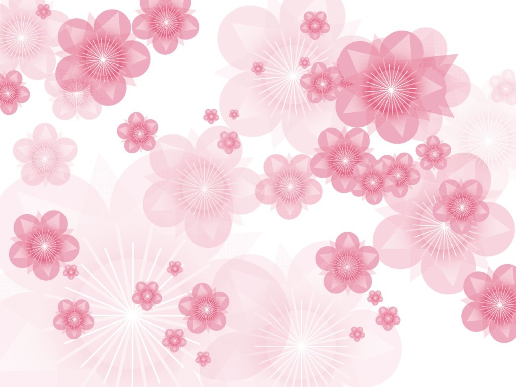 Pink Flower Background Wallpaper