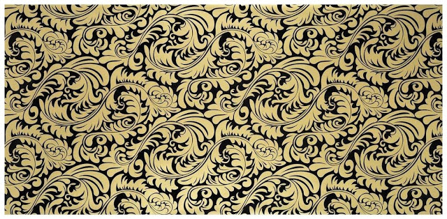 Vogue Wallpaper Wall Stickers Black Gold Silver