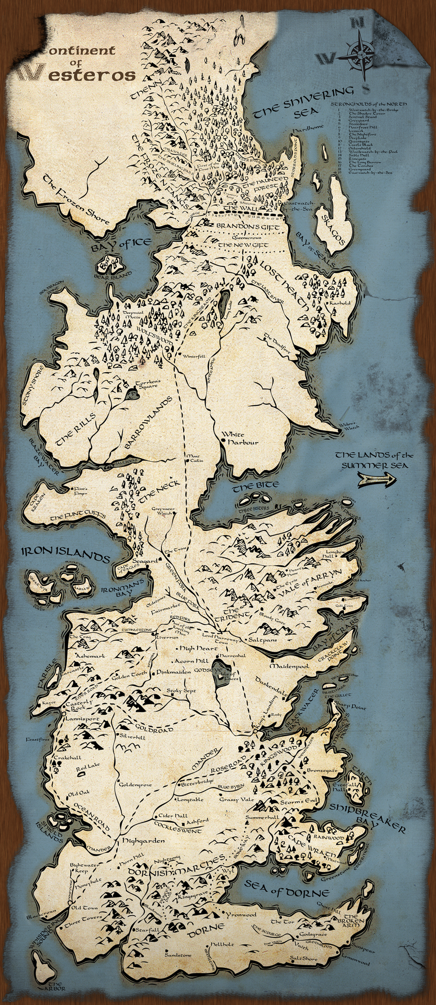Westeros Map By Rmp135