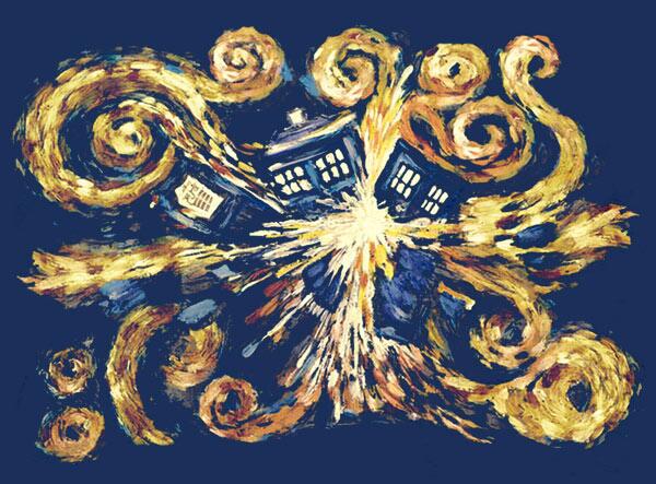 Doctor Who S Tardis Spotted In New Van Gogh Painting Your