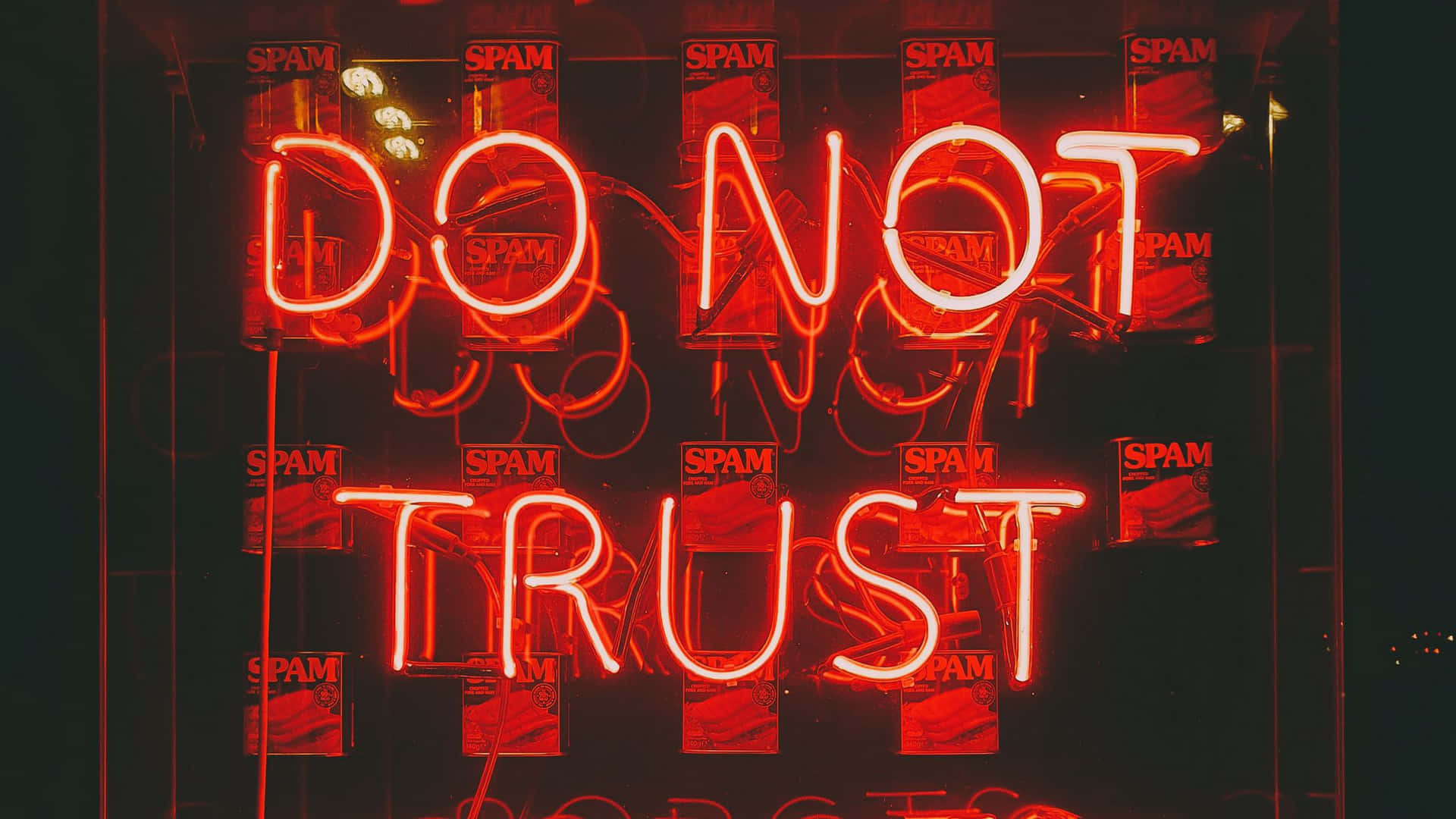 Neon Red Wallpaper