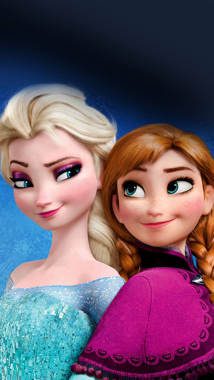 Elsa and Anna Frozen Mobile Wallpaper