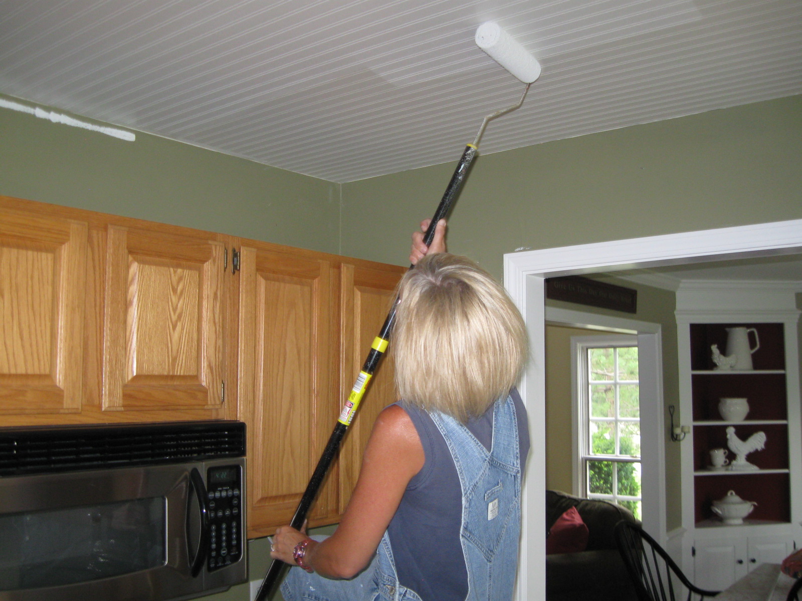 Free download Painting ceilings are tough let alone a ceiling with a bead board [1600x1200] for