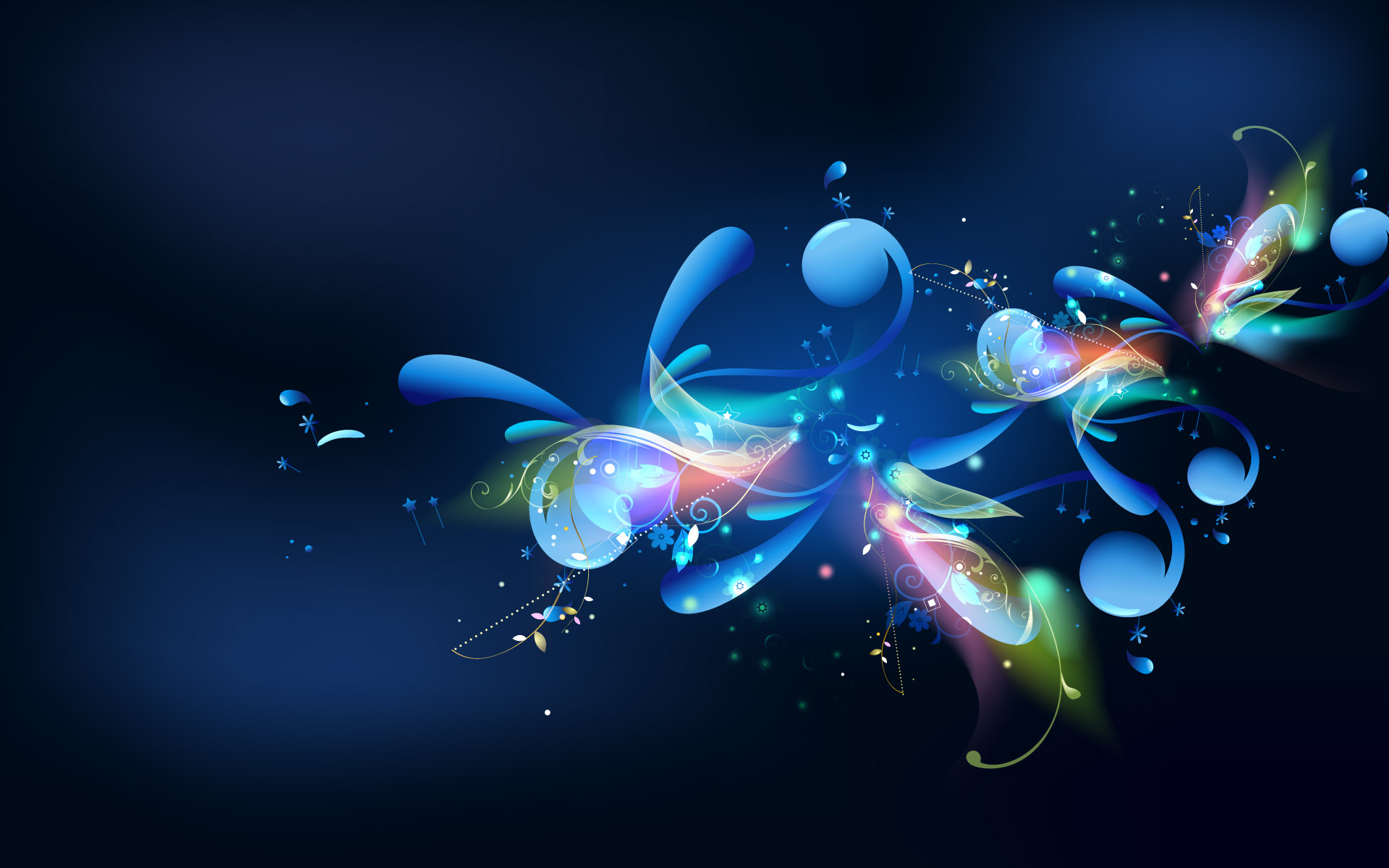 wallpaper abstract blue colorful images 1920x1200