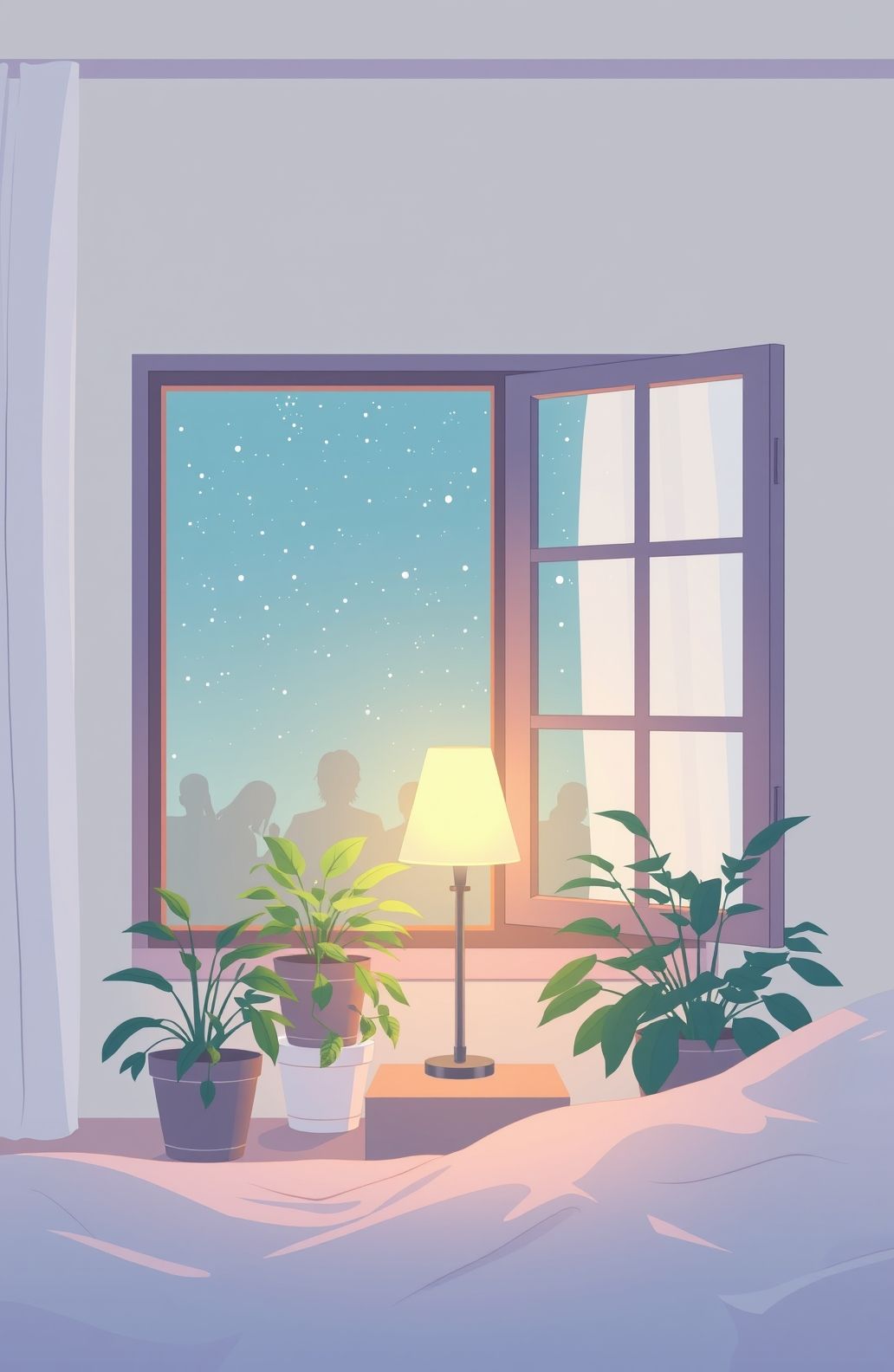 Lofi Anime Aesthetic iPad Wallpaper