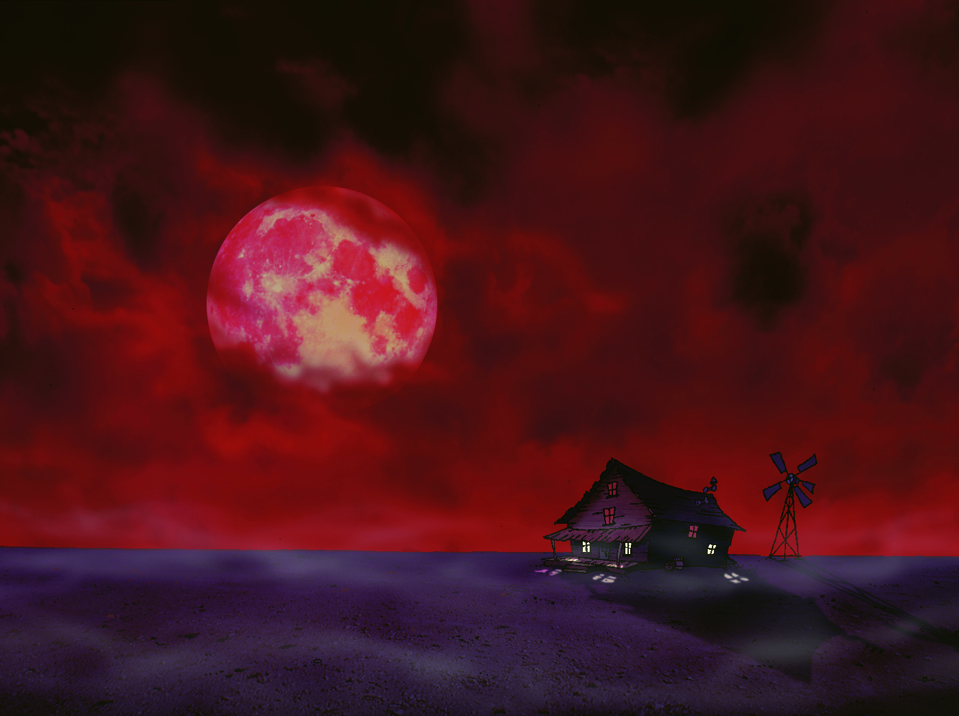 Free Download Courage The Cowardly Dog House Wallpaper