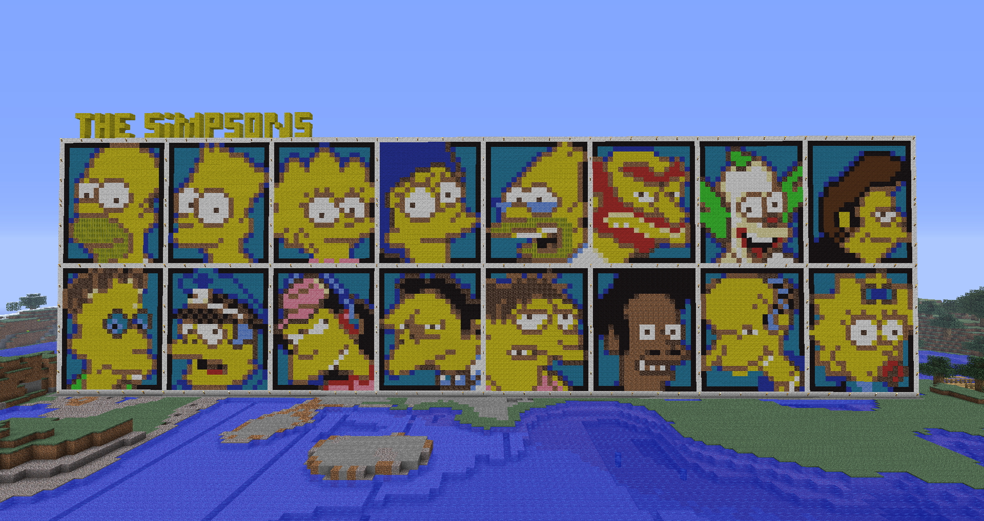 Симпсоны Minecraft