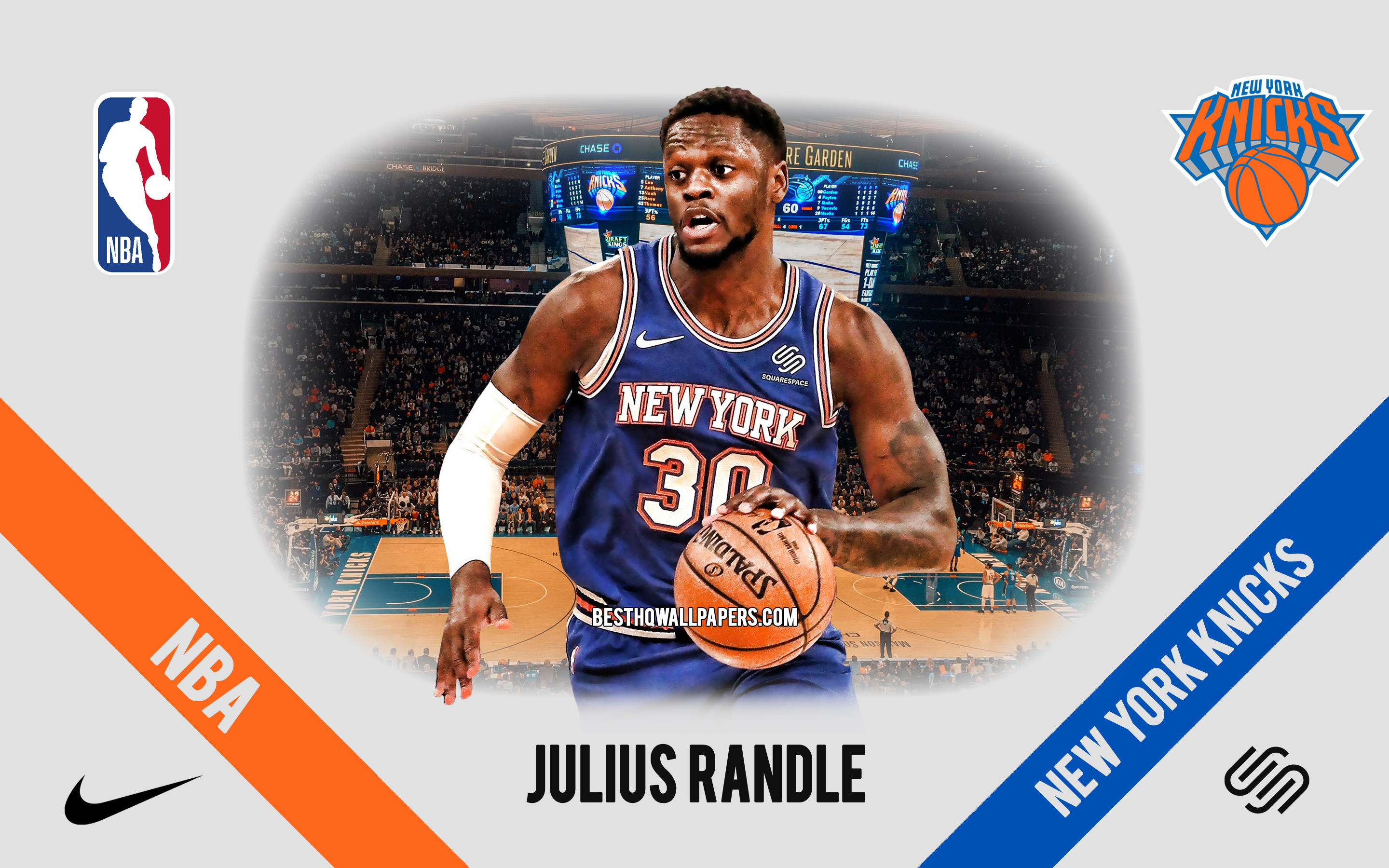 Wallpaper Julius Randle New York Knicks American